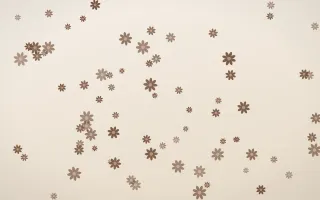Espresso Daisies III — light brown, orange and beige floral background, variation III