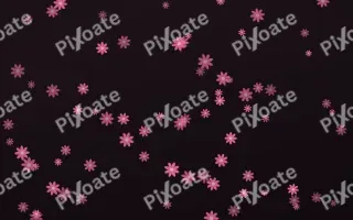 Flamingo Noir Daisies II — dark pink and black floral background, variation II