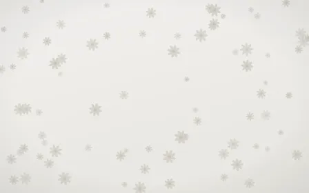 Fogline Daisies — light grey, orange and white floral background