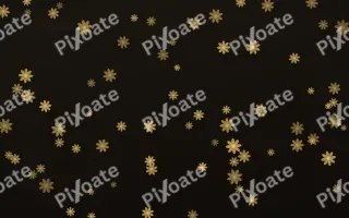 Golden Noir Daisies — dark gold, yellow and black floral background