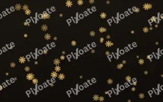 Golden Noir Daisies III — dark gold, yellow and black floral background, variation III