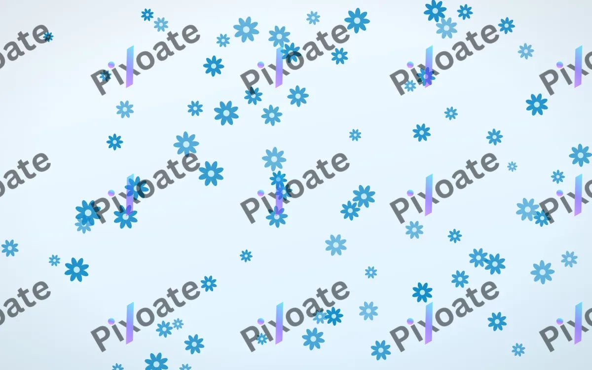 Ice Daisies Ice Daisies — light blue and white floral background
