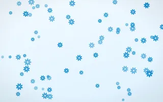 Ice Daisies II Ice Daisies II — light blue and white floral background, variation II