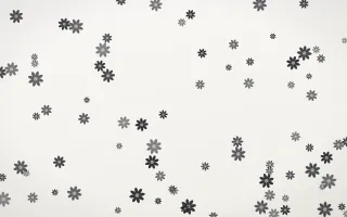 Inkline Daisies — light grey and white floral background