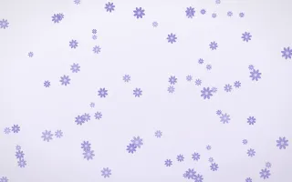 Lilac Frost Daisies — light blue and white floral background