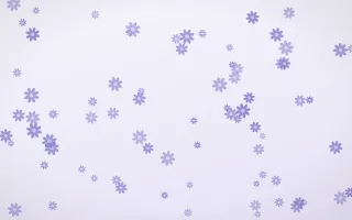 Lilac Frost Daisies II — light blue and white floral background, variation II