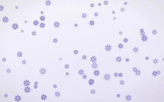 Lilac Frost Daisies III — light blue and white floral background, variation III