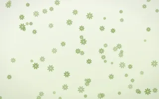 Matcha Latte Daisies — light green and white floral background