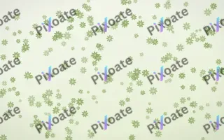 Matcha Latte Daisies Dense — light green and white floral background