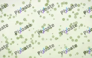 Matcha Latte Daisies Dense III — light green and white floral background, variation III