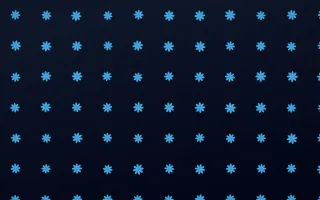 Midnight Daisies — dark blue floral background