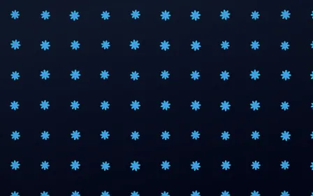 Midnight Daisies — dark blue floral background