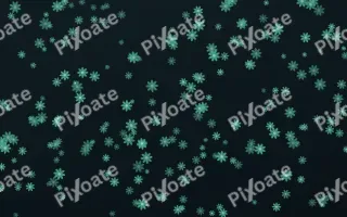 Midnight Garden Daisies Dense II — dark green and black floral background, variation II