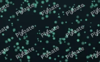 Midnight Garden Daisies Dense III — dark green and black floral background, variation III