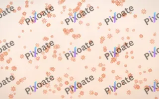 Peach Fuzz Daisies Dense III — light orange and white floral background, variation III