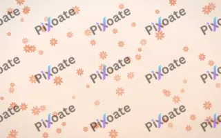 Peach Fuzz Daisies III — light orange and white floral background, variation III