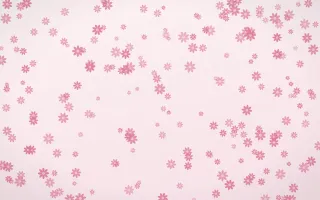 Rosewater Daisies Dense II — light pink and white floral background, variation II