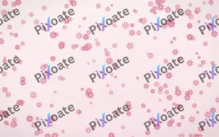 Rosewater Daisies Dense II — light pink and white floral background, variation II