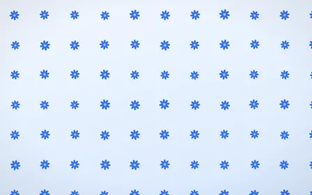 Sky Daisies — light blue and white floral background