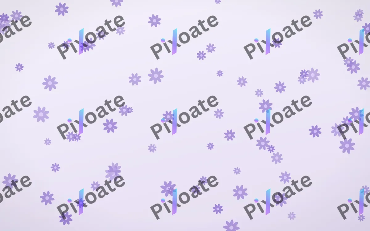 Wisteria Daisies — light purple and white floral background