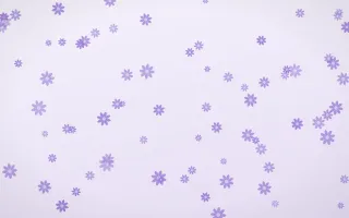 Wisteria Daisies — light purple and white floral background