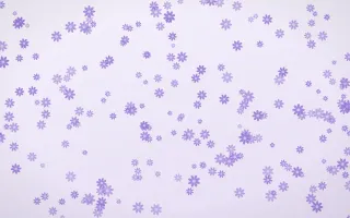 Wisteria Daisies Dense — light purple and white floral background