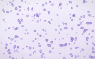 Wisteria Daisies Dense III — light purple and white floral background, variation III