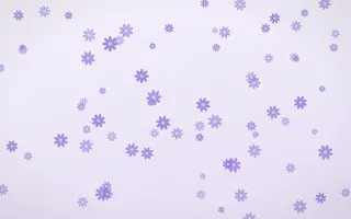 Wisteria Daisies II — light purple and white floral background, variation II