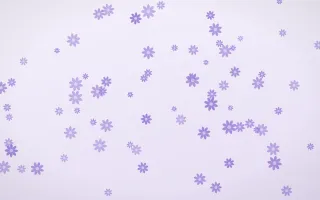 Wisteria Daisies III — light purple and white floral background, variation III