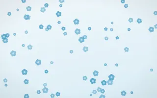 Arctic Frost Blooms — light blue and white floral background