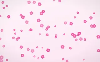 Blush Blooms II — light pink and white floral background, variation II