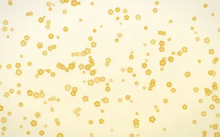 Buttercream Blooms Dense II — light gold, yellow and white floral background, variation II