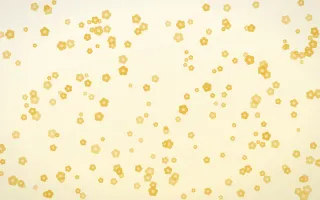 Buttercream Blooms Dense III — light gold, yellow and white floral background, variation III