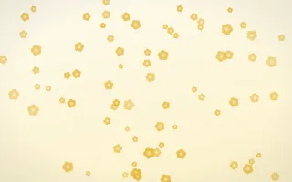 Buttercream Blooms II — light gold, yellow and white floral background, variation II