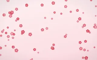 Cherry Soda Blooms — light red and white floral background