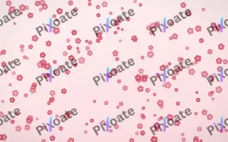 Cherry Soda Blooms Dense II — light red and white floral background, variation II