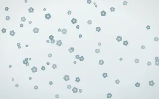Coastal Fog Blooms — light blue and white floral background