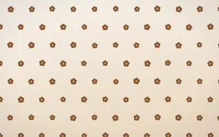 Cocoa Blooms — light brown, orange and white floral background