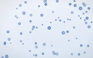 Denim Day Blooms III — light blue and white floral background, variation III