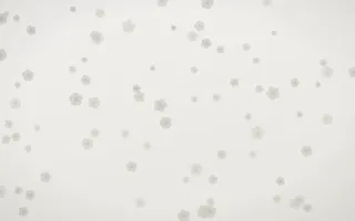 Fogline Blooms II — light grey, orange and white floral background, variation II