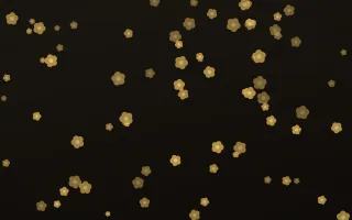 Golden Noir Blooms — dark gold, yellow and black floral background