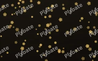 Golden Noir Blooms II — dark gold, yellow and black floral background, variation II