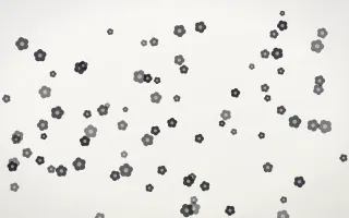 Inkline Blooms — light grey and white floral background