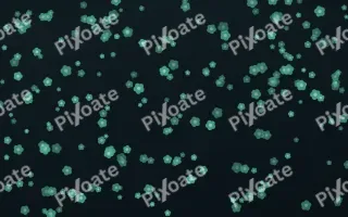 Midnight Garden Blooms Dense II — dark green and black floral background, variation II