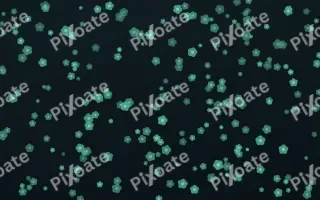 Midnight Garden Blooms Dense III — dark green and black floral background, variation III