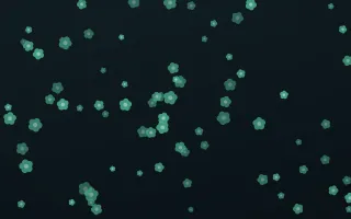Midnight Garden Blooms II — dark green and black floral background, variation II