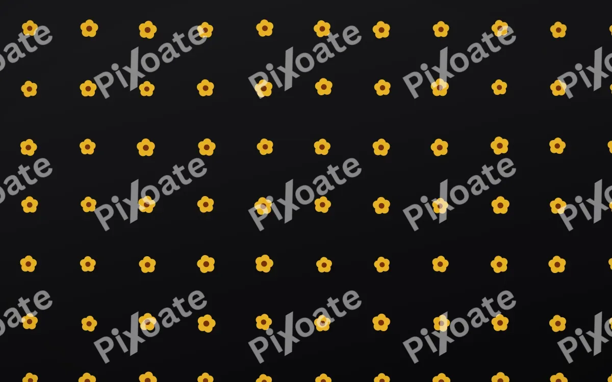 Noir Gold Blooms — dark gold, brown and black floral background