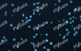 Ocean Ink Blooms — dark blue floral background