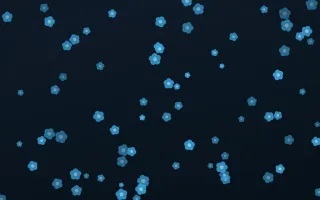Ocean Ink Blooms II — dark blue floral background, variation II