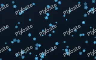 Ocean Ink Blooms II — dark blue floral background, variation II
